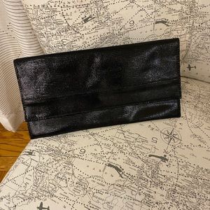 NWT Banana Republic Leather Evening Clutch Bag